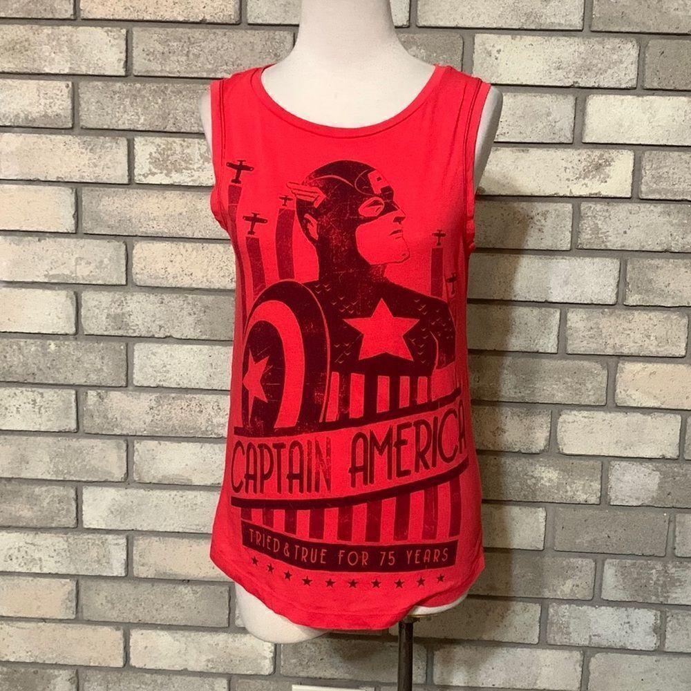 3for$20 unisex tank shirt size small marvel captain america